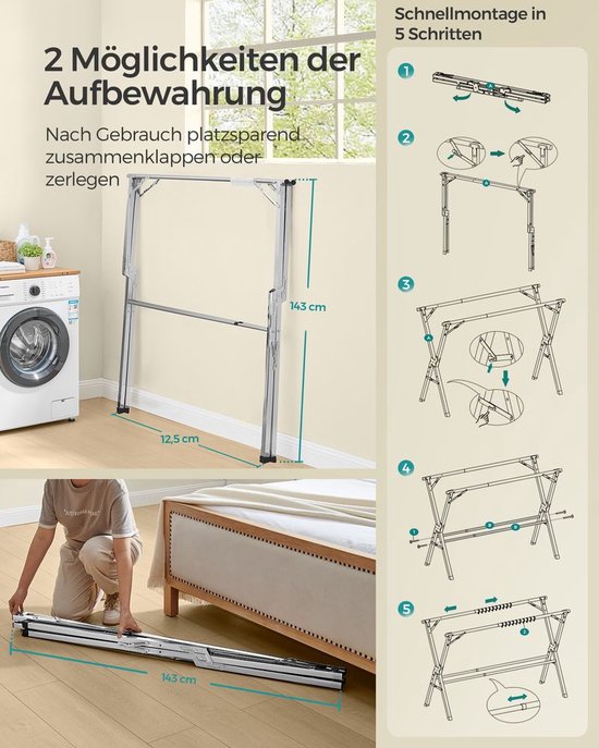 standing clothes rack
