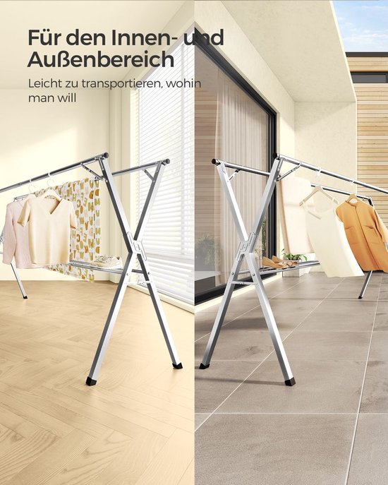 standing clothes rack