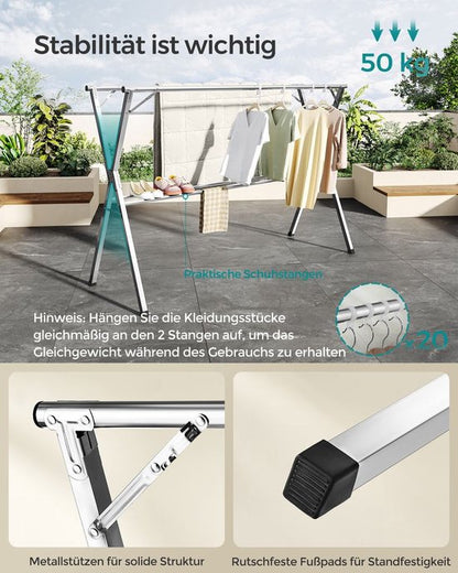 clothes drying rack