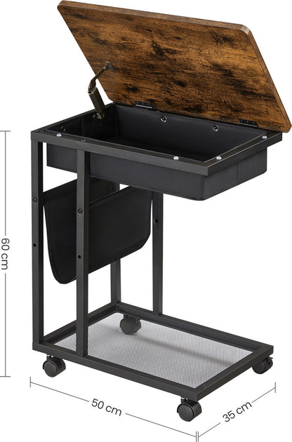 Side Table with Drawer Size